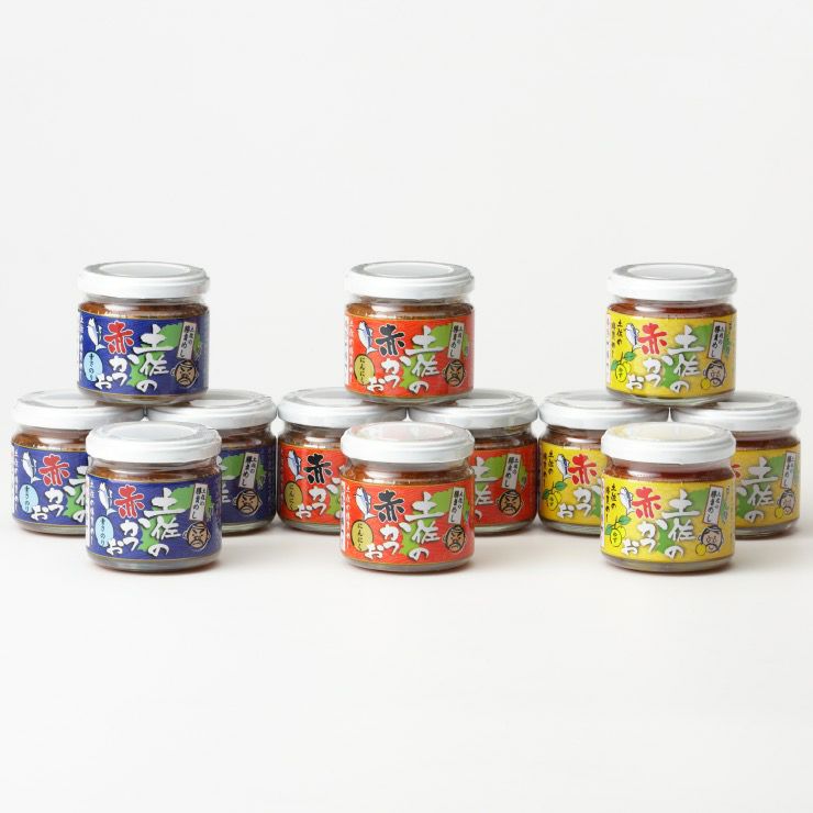 すけばだぎ　　お菓子まとめ売り　土佐の赤かつお　その他おまとめ 土佐の赤かつお 120g×3個 にんにく×1 あおさ×1 ゆず×1 赤カツオ